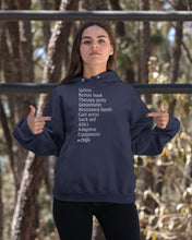 Load image into Gallery viewer, Splints Button Hook Therapy Putty Goniometer Resistance Bands Hoodie

