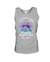 Load image into Gallery viewer, Rose Mandala Pattern I Need You Here Gift For Angel Dad Unisex Tank Top
