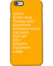 Load image into Gallery viewer, Splints Button Hook Therapy Putty Goniometer Resistance Bands Phone case
