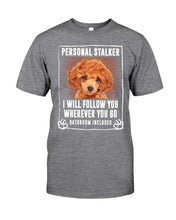 Load image into Gallery viewer, Red Toy Poodle Will Follow You St. Patrick's Day Printed Mug Guys Tee
