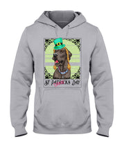 Load image into Gallery viewer, Funny Great Dane With Top Hat St Patrick's Day Gift Hoodie
