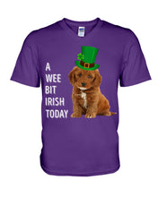 Load image into Gallery viewer, Cockapoo Irish Today Green St. Patrick's Day Printed Mug Guys V-Neck
