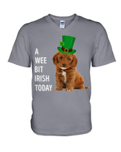 Load image into Gallery viewer, Cockapoo Irish Today Green St. Patrick's Day Printed Mug Guys V-Neck
