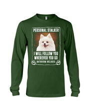 Load image into Gallery viewer, White Pomeranian Will Follow You St. Patrick's Day Printed Mug Unisex Long Sleeve
