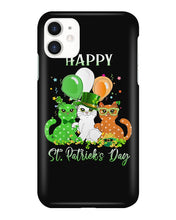 Load image into Gallery viewer, Lovely Cat And Balloons Happy St Patrick's Day Gift For Cat Lovers Phone case
