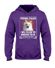 Load image into Gallery viewer, American Eskimo Personal Stalker St. Patrick's Day Printed Mug Hoodie
