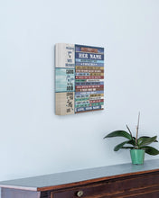 Load image into Gallery viewer, Missing You Is My Hobby Custom Name Gift For Wife Matte Canvas
