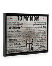 Load image into Gallery viewer, Son Gift For Mom When I Was Feeling Low Framed Matte Canvas
