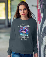 Load image into Gallery viewer, Rose Mandala Pattern I Need You Here Gift For Angel Dad Sweatshirt
