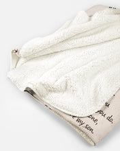 Load image into Gallery viewer, Custom Name Gift For Son I Sometimes Wish You Were Small Sherpa Blanket
