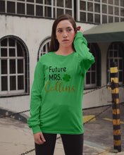 Load image into Gallery viewer, Shamrock Future Mrs Collins St Patrick's Day Unisex Long Sleeve
