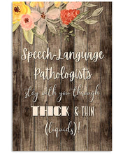 Load image into Gallery viewer, SLP Stay With You Through Thick And Thin Flower Vertical Poster
