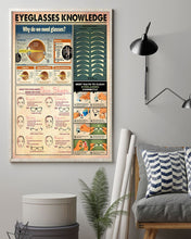 Load image into Gallery viewer, Something You Should Know About Optometrist Eyeglasses Knowledge Vertical Poster
