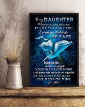 Load image into Gallery viewer, Dolphins The Rest Of Mine Mom Gift For Daughter Vertical Poster
