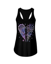 Load image into Gallery viewer, Purple Wings Gift For Angel Grandpa I Used To Be His Angel Ladies Flowy Tank
