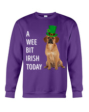 Load image into Gallery viewer, Puggle Irish Today Dog Lovers St. Patrick's Day Printed Mug Sweatshirt
