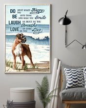 Load image into Gallery viewer, Boxer Dog Be With Those Who Make You Smile Vertical Poster

