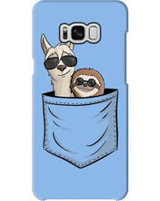 Load image into Gallery viewer, Cool Llama And Sloth In Pocket Meaningful Gift Phone case
