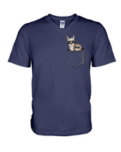 Load image into Gallery viewer, Cool Llama And Sloth In Pocket Meaningful Gift Guys V-Neck
