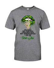Load image into Gallery viewer, Keep Silent Sparkling Green Lips St Patrick's Day Gift Guys Tee
