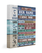 Load image into Gallery viewer, Custom Name Gift For Family How Special You Are Matte Canvas
