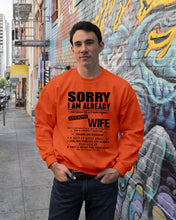 Load image into Gallery viewer, She's My Whole World Gift For Husband Sweatshirt
