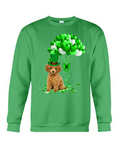 Load image into Gallery viewer, Red Toy Poodle Patrick Balloons St. Patrick's Day Color Changing Mug Sweatshirt
