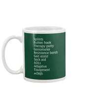 Load image into Gallery viewer, Splints Button Hook Therapy Putty Goniometer Resistance Bands Mug
