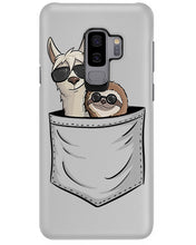 Load image into Gallery viewer, Cool Llama And Sloth In Pocket Meaningful Gift Phone case

