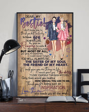 Load image into Gallery viewer, Gift For Bestie You Will Always Be The Sister Of My Soul Vertical Poster
