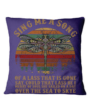 Load image into Gallery viewer, Sing Me A Song Dragonfly Retro Vintage Pillow Cover
