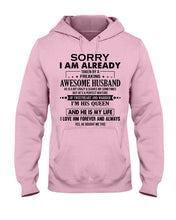 Load image into Gallery viewer, A Freaking Awesome Husband Is My Life Hoodie
