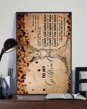 Load image into Gallery viewer, Gift For Girlfriend I Love You More Than The Bad Days Ahead Of Us Vertical Poster
