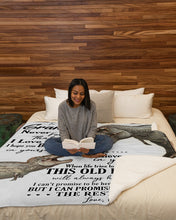 Load image into Gallery viewer, Gigi Gift For Grandson T Rex The Rest Of Mine Sherpa Blanket
