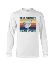 Load image into Gallery viewer, Best Cluckin' Dad Ever Retro Vintage Gift For Dad Unisex Long Sleeve
