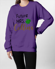 Load image into Gallery viewer, Shamrock Future Mrs Collins St Patrick's Day Sweatshirt
