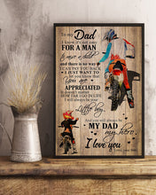 Load image into Gallery viewer, Motorcycle You Are Appreciated Son Gift For Dad Vertical Poster
