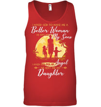 Load image into Gallery viewer, I Asked God To Make Me A Better Woman Unisex Tank Top
