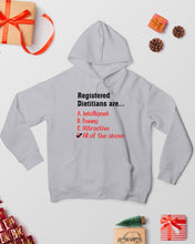 Load image into Gallery viewer, Registered Dietitians Are Intelligent Attractive Printed Mug Hoodie
