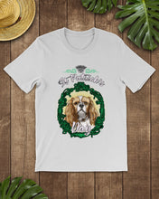 Load image into Gallery viewer, Cavalier Mirror Happy St Patrick's Day Gift For Dog Lovers Guys Tee
