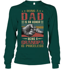 Load image into Gallery viewer, Being A Dad And Being A Grandpa Meaningful Gift For Family Unisex Long Sleeve

