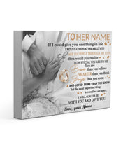 Load image into Gallery viewer, How Special You Are To Me Wedding Rings Custom Name Gift For Wife Matte Canvas

