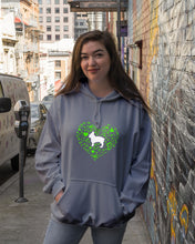 Load image into Gallery viewer, Frenchie Green Irish Items St Patrick's Day Gift For Dog Lovers Hoodie
