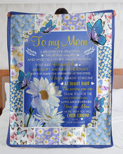 Load image into Gallery viewer, Daisy Flower The Passion You Are Gift For Mom Sherpa Blanket
