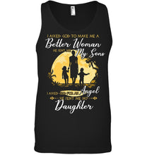 Load image into Gallery viewer, I Asked God To Make Me A Better Woman Unisex Tank Top
