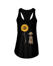 Load image into Gallery viewer, Weimaraner Mimi Sunshine Dog Lovers St. Patrick's Day Printed Mug Ladies Flowy Tank
