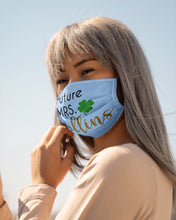Load image into Gallery viewer, Shamrock Future Mrs Collins St Patrick's Day Cloth Face Mask
