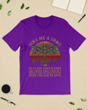 Load image into Gallery viewer, Sing Me A Song Dragonfly Retro Vintage Guys Tee
