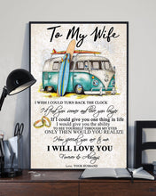 Load image into Gallery viewer, Go Camping I Will Love You Forever Gift For Wife Vertical Poster
