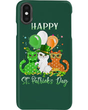 Load image into Gallery viewer, Lovely Cat And Balloons Happy St Patrick's Day Gift For Cat Lovers Phone case
